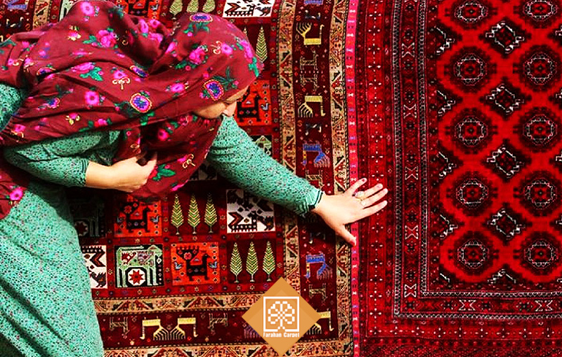 Turkmen handmade carpets
