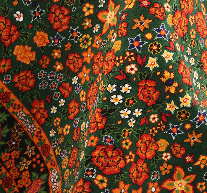 قالیچه طرح هزار گل
